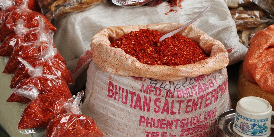 Il piccantissimo peperoncino bhutanese